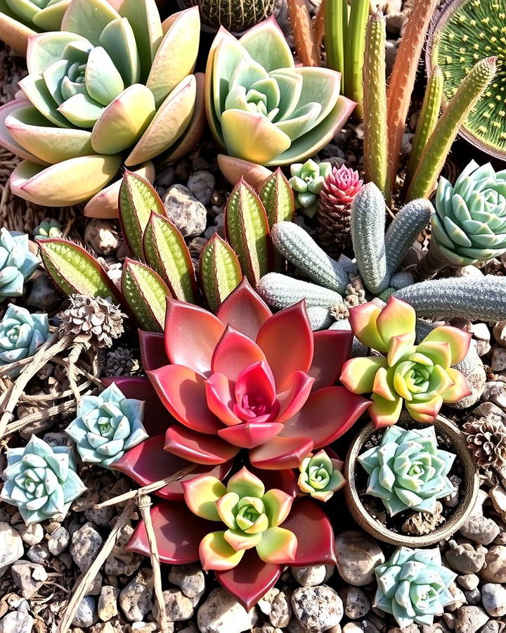 Succulent Arrangements - 25 Xeriscape Ideas