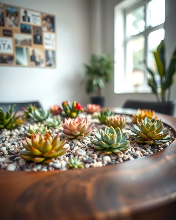 Succulent Tables - 25 Plant Room Ideas