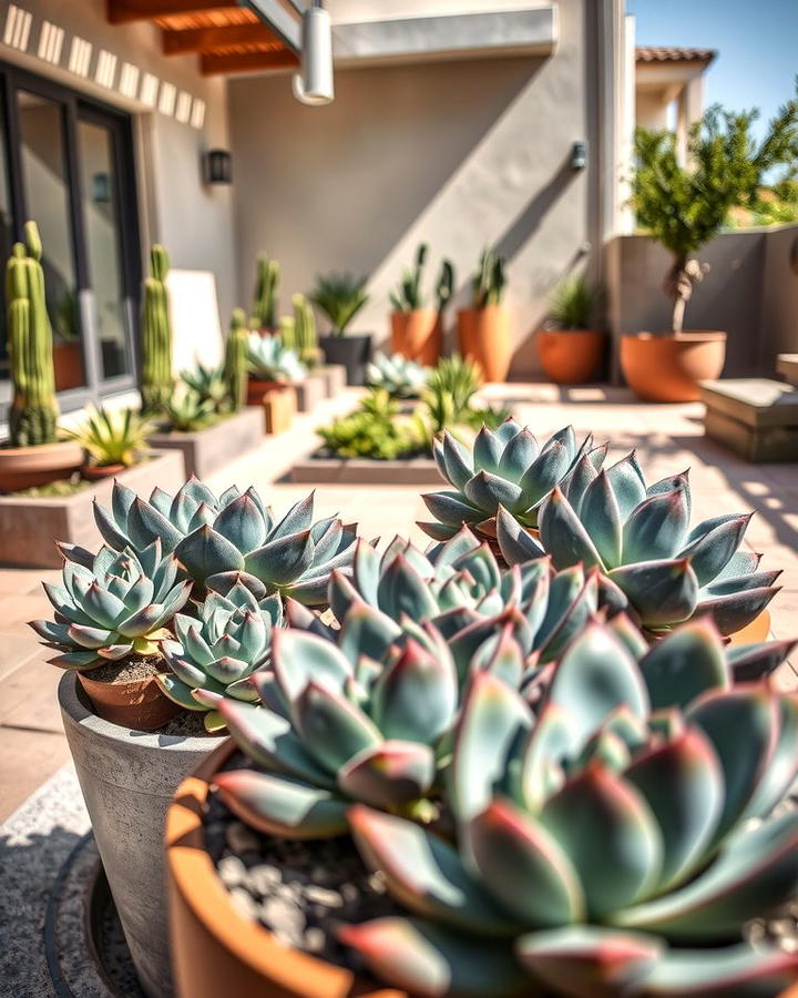 Succulents for Modern Appeal - 25 Patio Plants