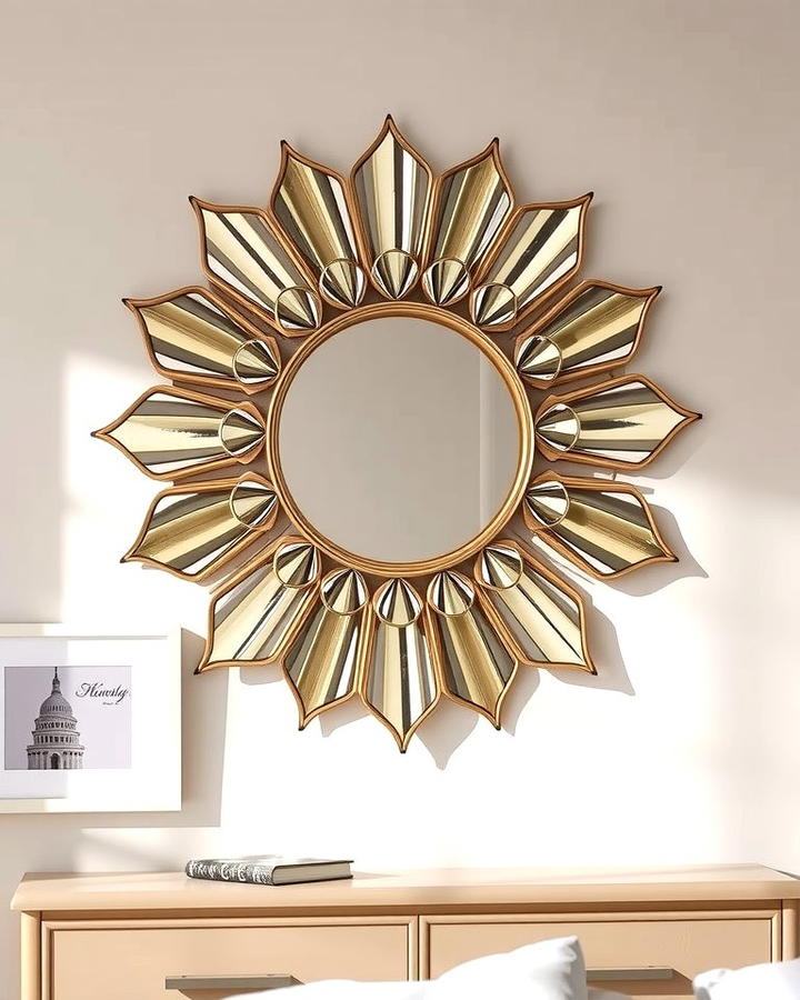 Sunflower Decorative Mirrors - 25 Sunflower Bedroom Ideas