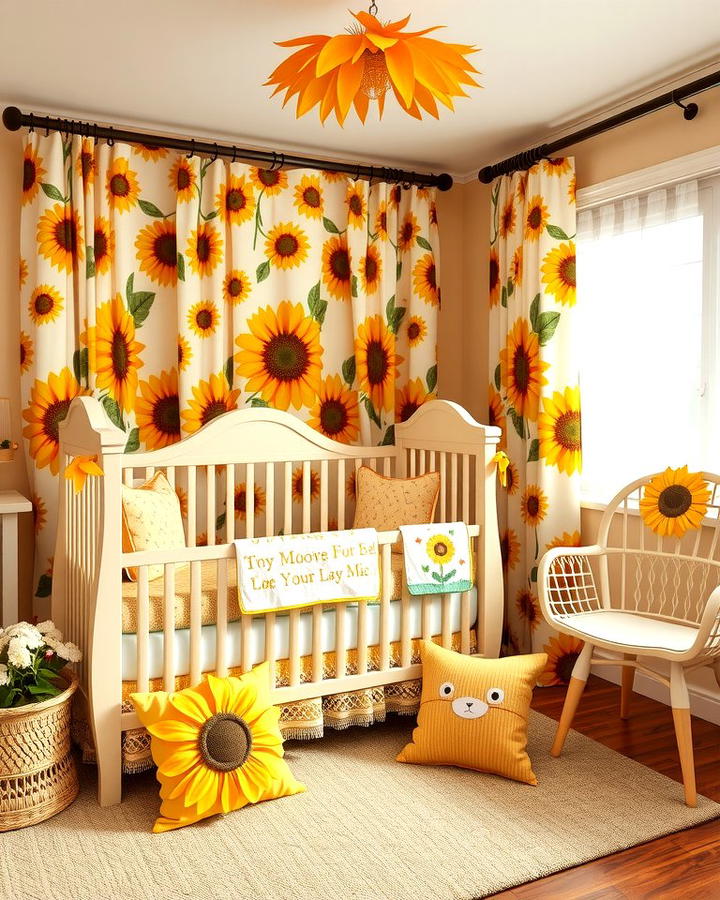 Sunflower Inspired Decor Accents - 25 Yellow Nursery Ideas