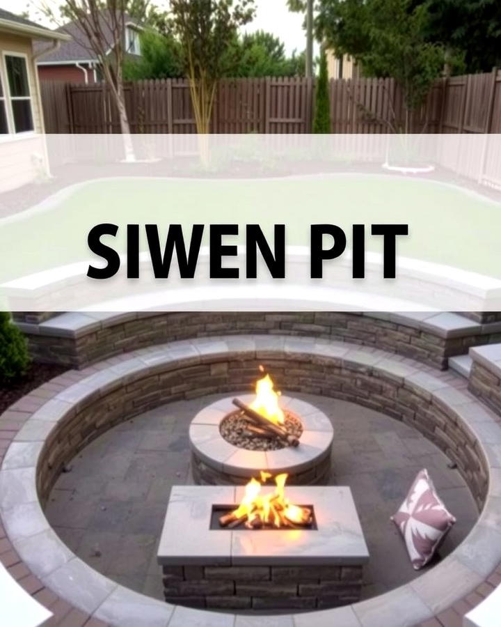 Sunken Fire Pit Design - 25 Wood Burning Fire Pit Ideas