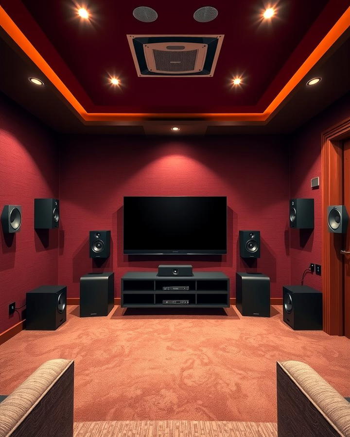 Surround Sound System Installation - 30 Media Room Ideas