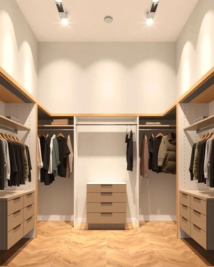 Suspended Ceiling Rod Open Closet - 25 Open Closet Ideas