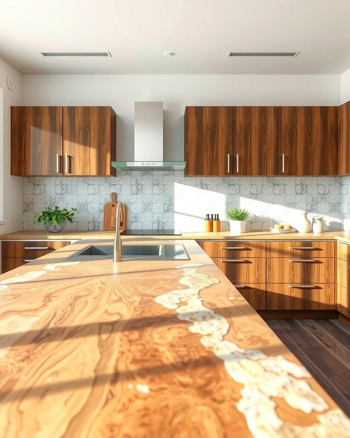 Sustainable Countertops - 25 Organic Kitchen Design Ideas