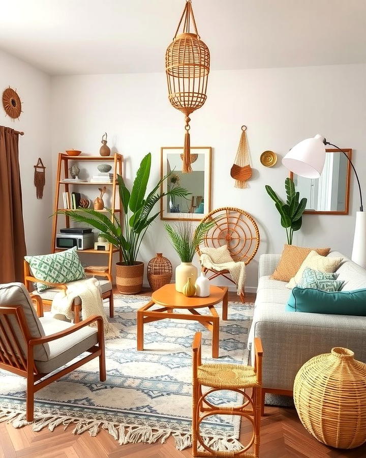 Tan Bohemian Decor - 25 Tan Living Room Ideas