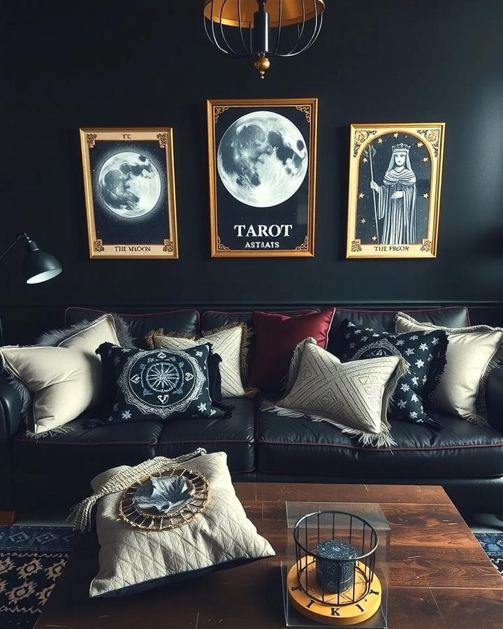 Tarot Inspired Decor - 30 Witchy Living Room Ideas