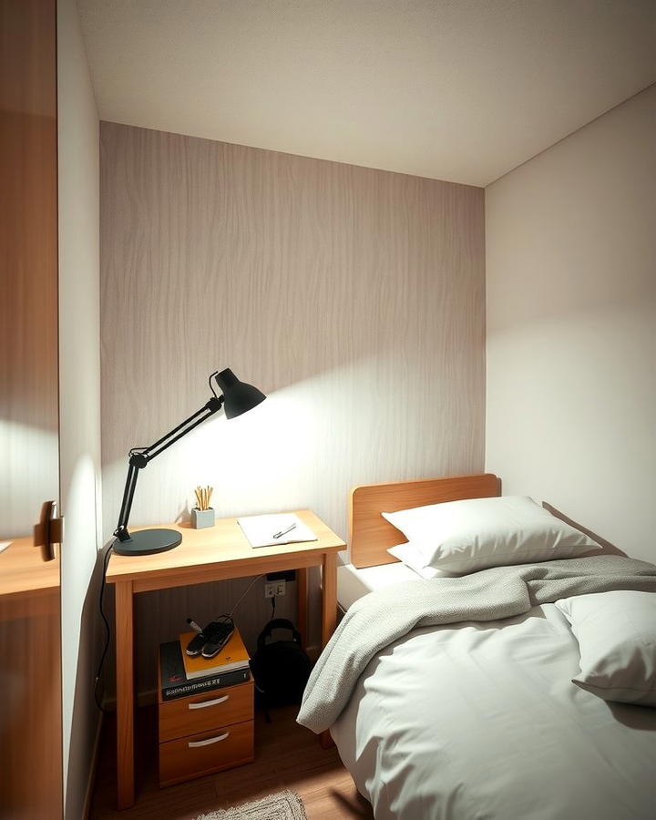 Task Lighting for Workspaces - 25 small bedroom lighting ideas