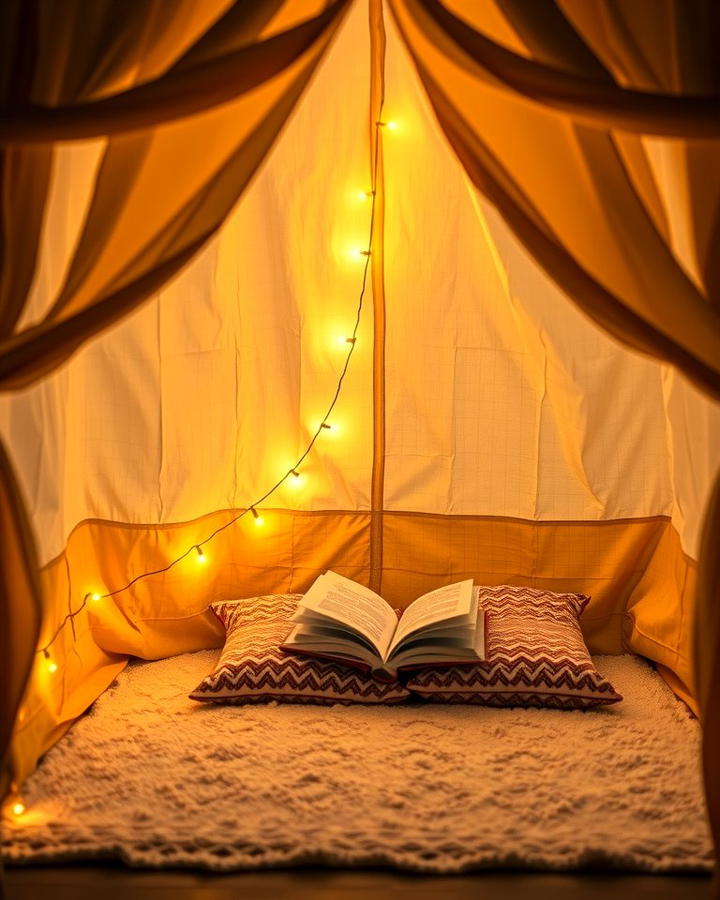 Tent or Teepee Nook - 25 Outdoor Reading Nook Ideas