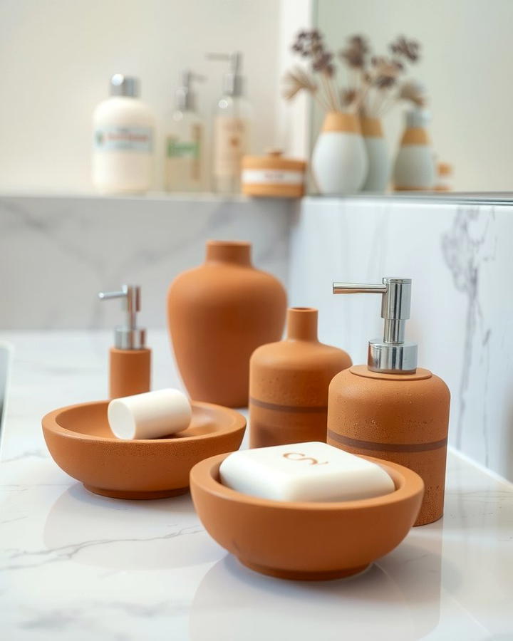 Terracotta Bathroom Accessories - 30 terracotta home decor ideas