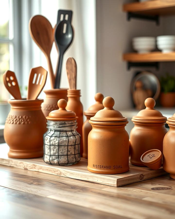 Terracotta Kitchen Accessories - 30 terracotta home decor ideas