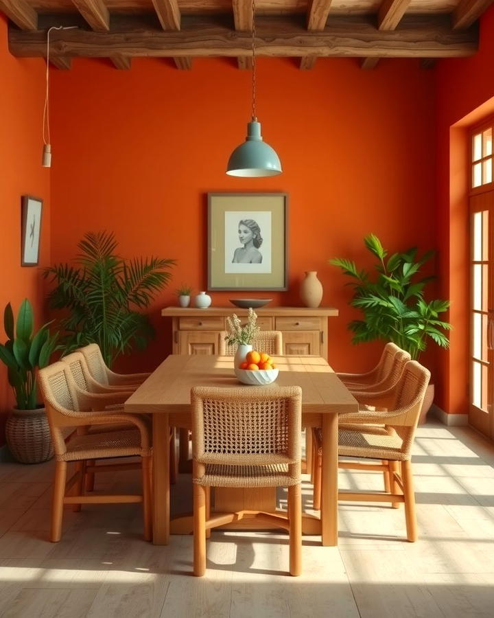 Terracotta Orange for Rustic Charm - 25 Orange Room Ideas