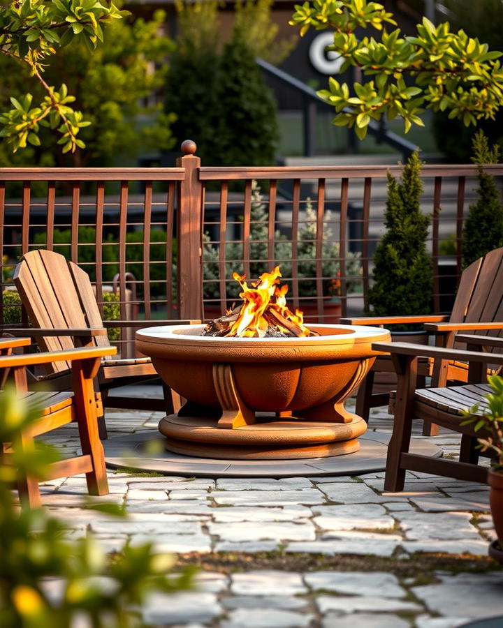 Terracotta Outdoor Fire Pit - 30 terracotta home decor ideas