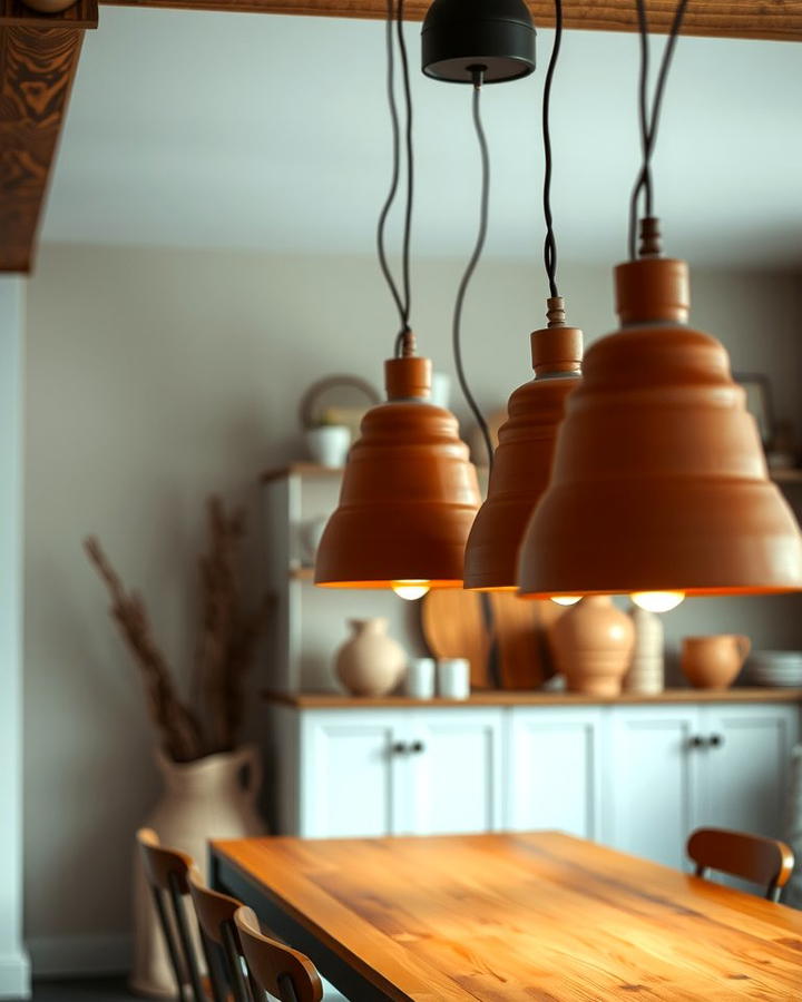 Terracotta Pendant Lights 2 - 30 terracotta home decor ideas