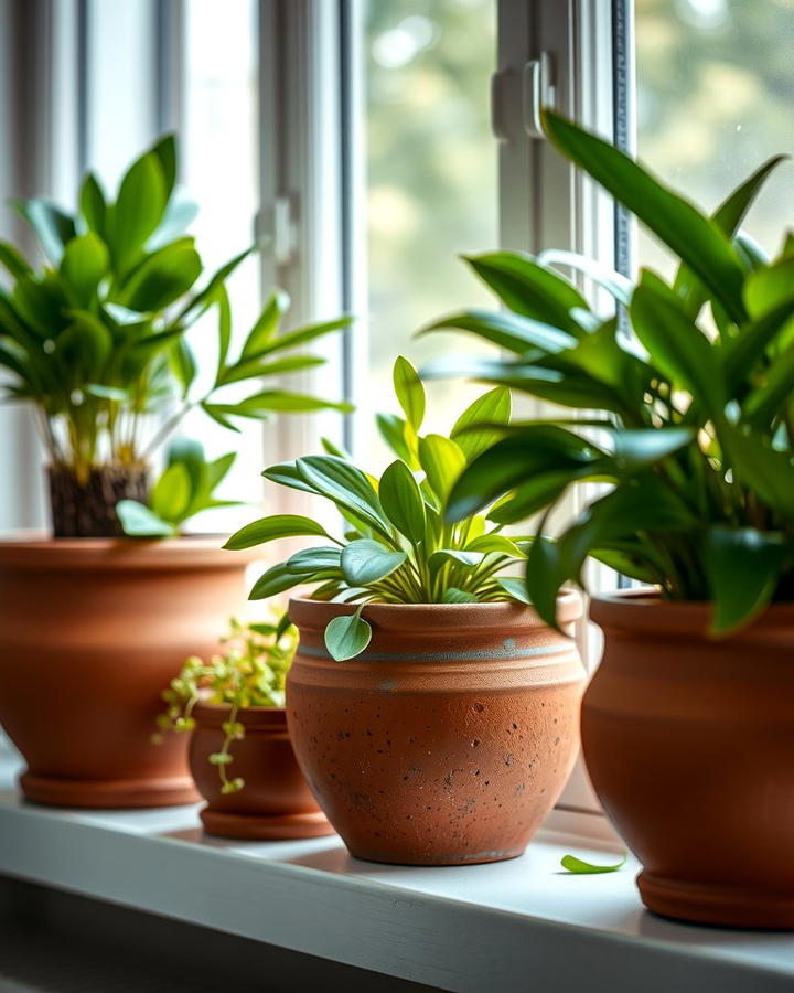 Terracotta Planters for Indoor Greenery - 30 terracotta home decor ideas