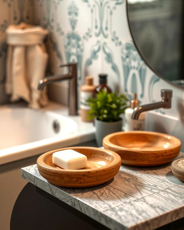 Terracotta Soap Dishes for Small Accents - 25 Terracotta Bathroom Ideas