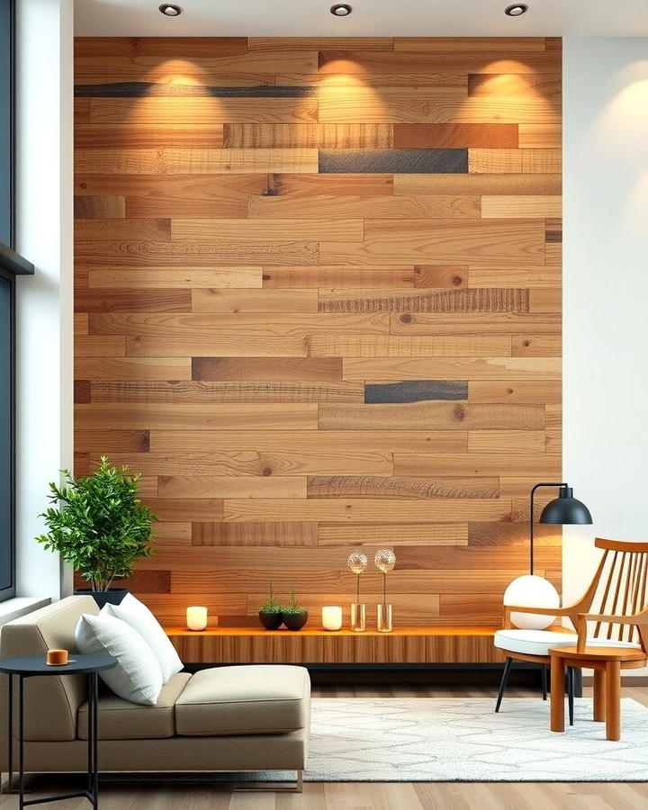 Textured Wood Accent Wall - 25 Wood Accent Wall Ideas