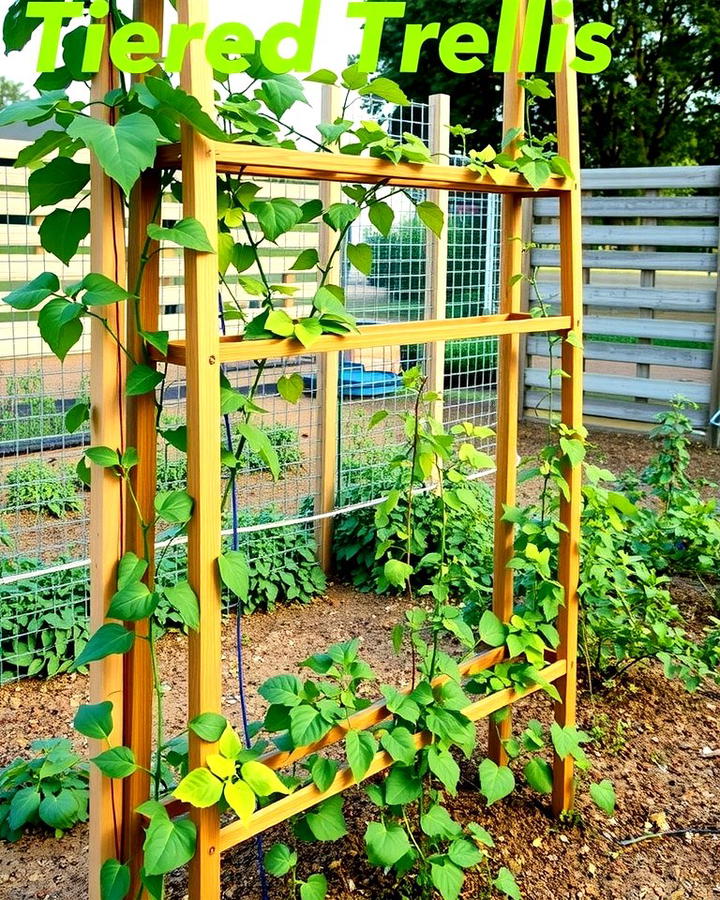 Tiered Trellis System - 25 Trellis Ideas