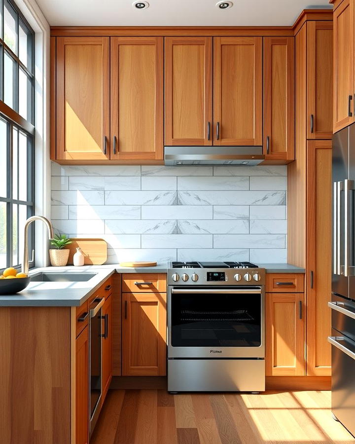 Timeless Appeal of Natural Cherry Wood Cabinets - 25 Natural Cherry Kitchen Cabinets