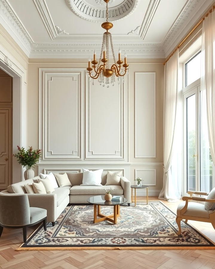 Timeless Neutral Color Palette - 25 Parisian-style Living Room Ideas