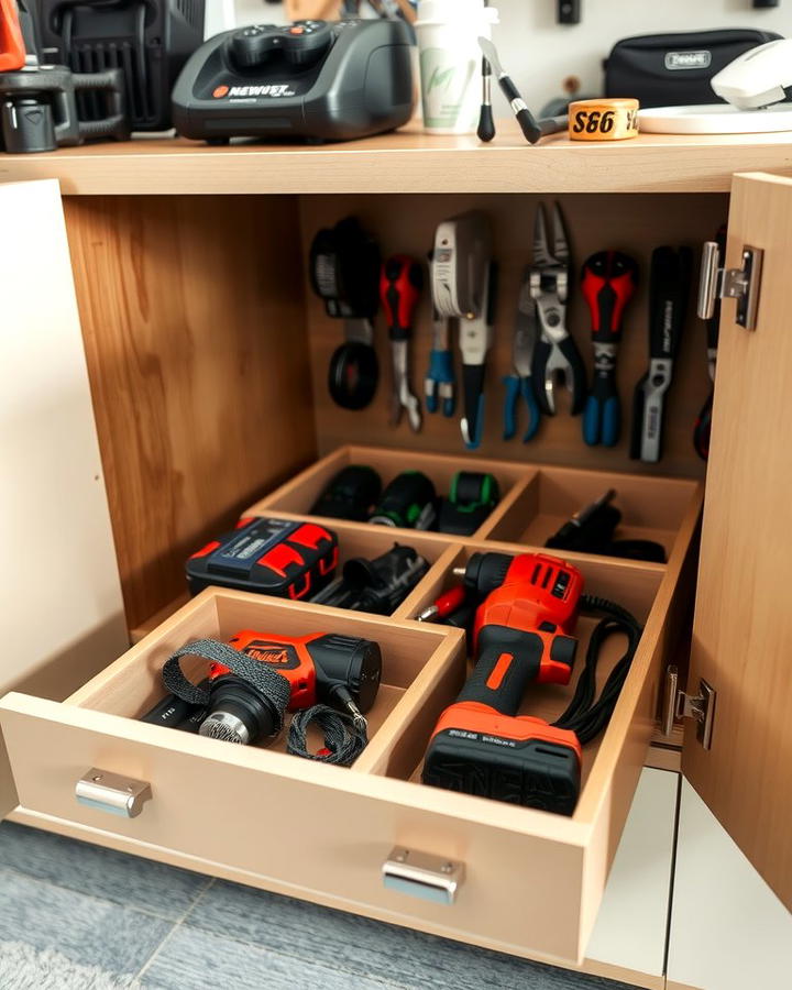 Tool Drawer Organizers - 25 Power Tool Storage Ideas