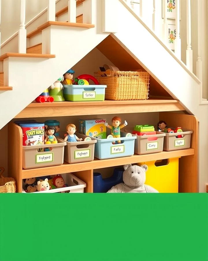 Toy Storage - 25 Under Stair Storage Ideas