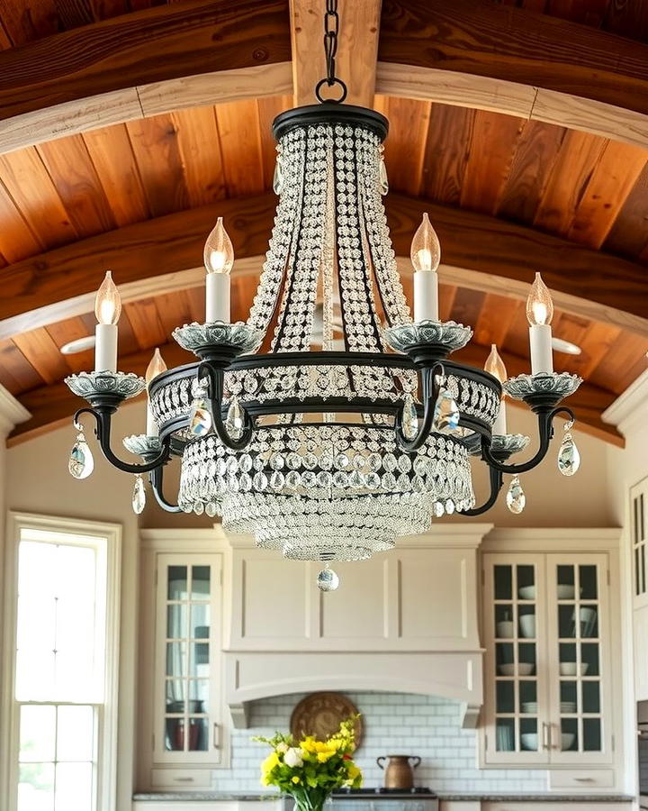 Traditional Chandeliers - 25 Traditional Kitchen Ideas