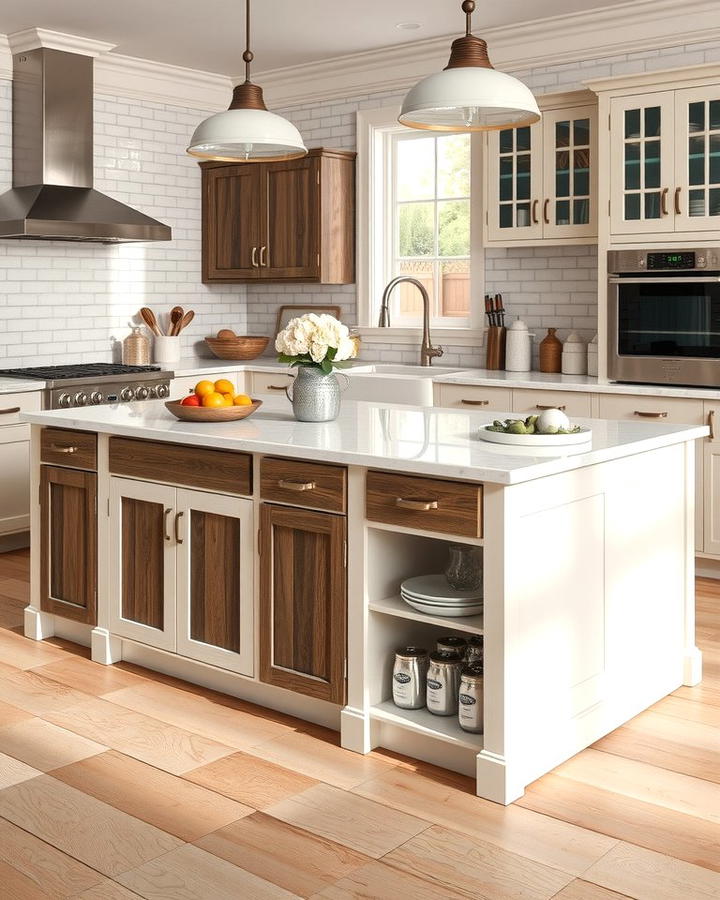 Transitional Kitchen Islands - 25 Transitional Kitchen Ideas