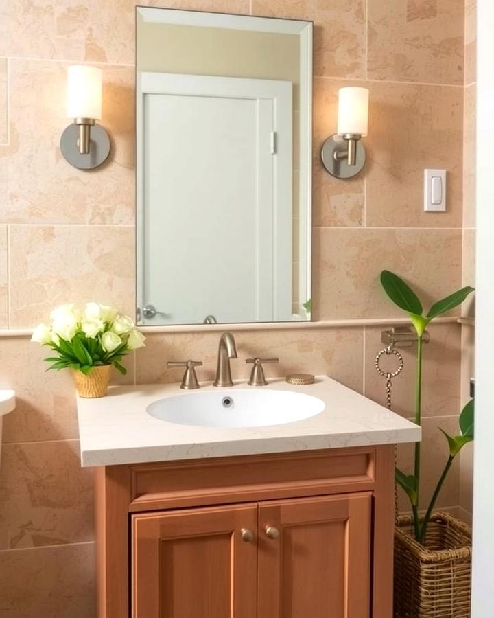 Travertine Backsplash - 25 Travertine Tile Bathroom Ideas