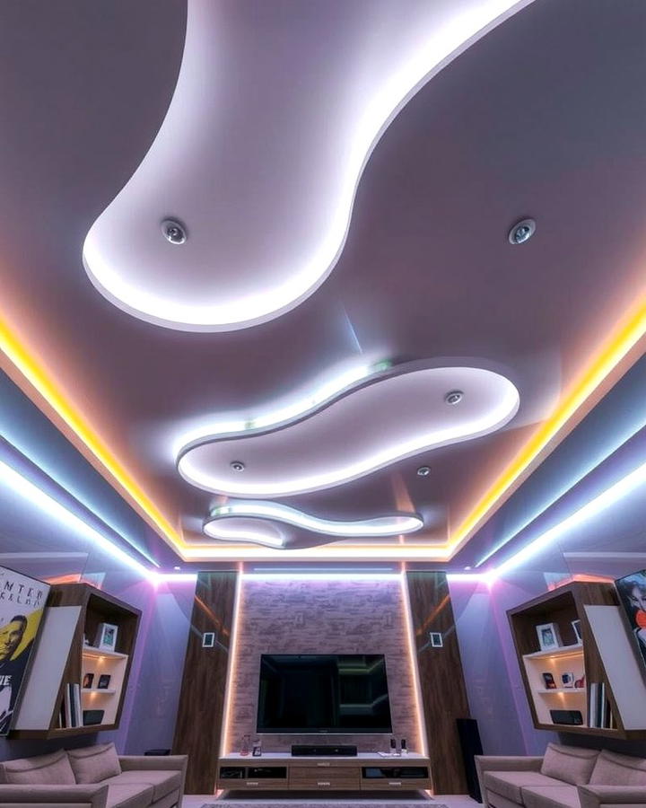 Tray Ceiling with LED Strip Lighting - 25 tray ceiling ideas