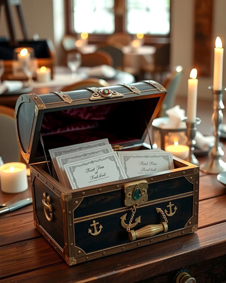 Treasure Chest Card Box - 30 Wedding Card Box Ideas