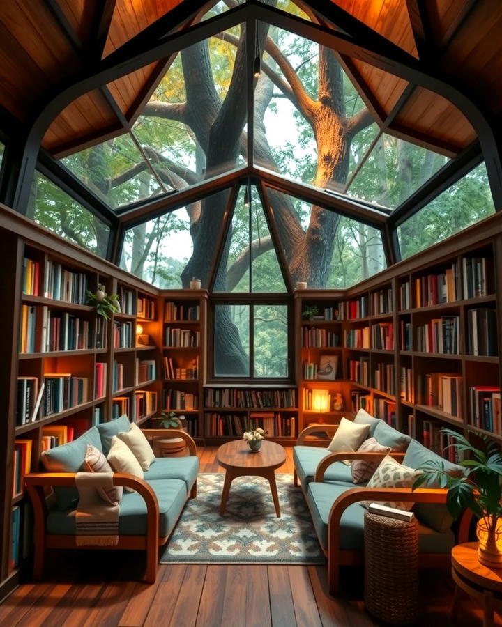 Tree House Library Hideaway - 25 Tree House Ideas