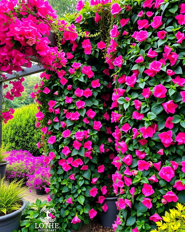 Tropical Flower Climbing Vines - 25 Tropical Landscape Ideas