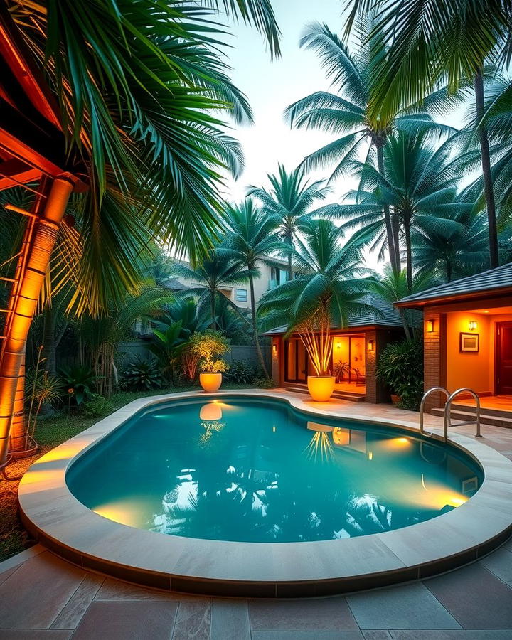 Tropical Oasis Design - 25 Semi Inground Pool Ideas