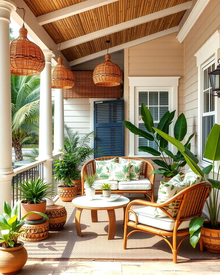 Tropical Paradise Vibes - 25 Side Porch Ideas