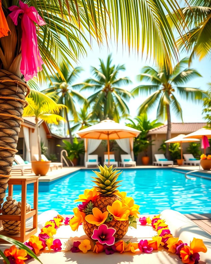 Tropical Theme Decor - 25 Pool Party Ideas