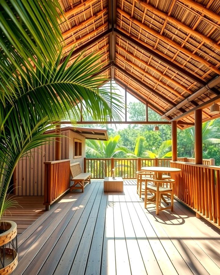 Tropical Themed Decks - 25 Wood Deck Ideas