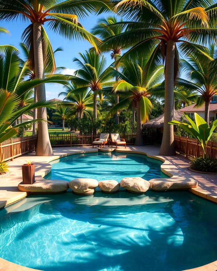 Tropical Themed Plunge Pool - 25 Plunge Pool Ideas