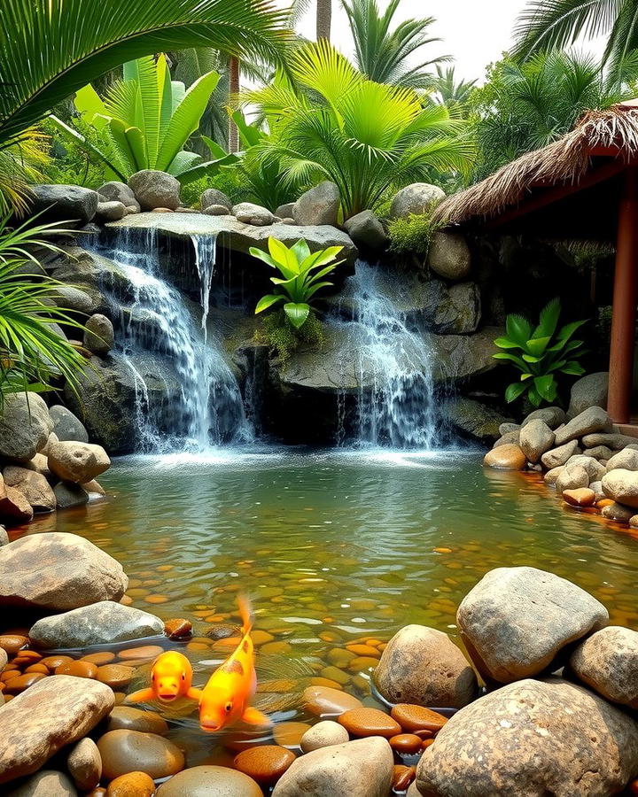 Tropical Water Features - 25 Tropical Landscape Ideas