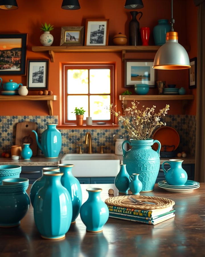 Turquoise Accents - 30 Southwestern Decor Ideas