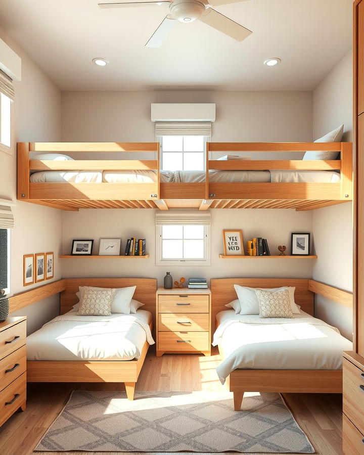 Twin Loft Beds - 25 Twin Bedroom Ideas