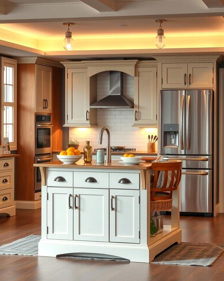 Two Tiered Kitchen Islands - 25 Small Kitchen Island Ideas