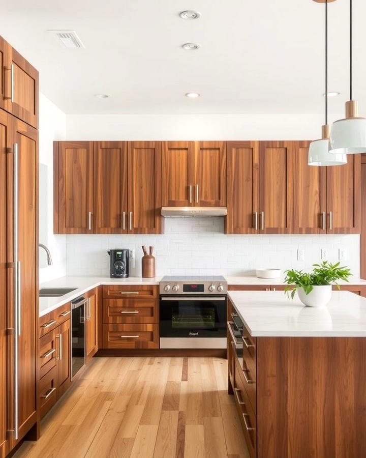 Two Tone Cherry Cabinets - 25 Natural Cherry Kitchen Cabinets