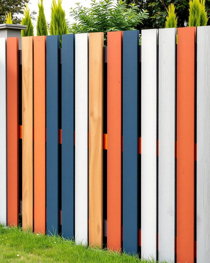 Two Tone Pallet Fence - 25 Pallet Fence Ideas