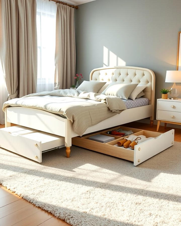 Under Bed Storage - 25 Small Apartment Storage Ideas