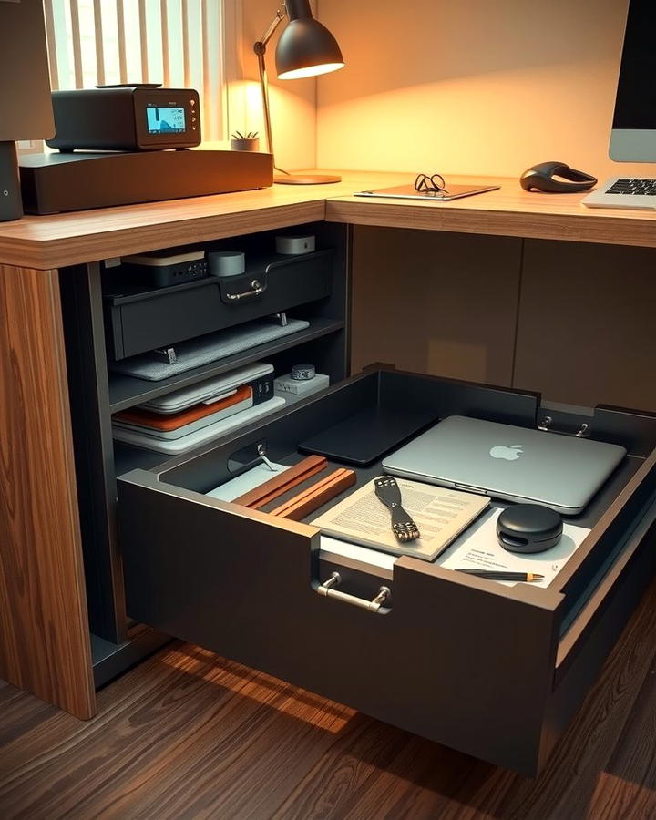 Under Desk Storage Drawers 2 - 25 Office Storage Ideas