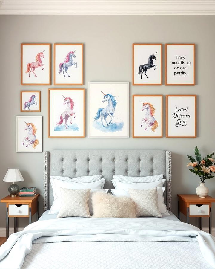 Unicorn Wall Art - 25 Unicorn Bedroom Ideas