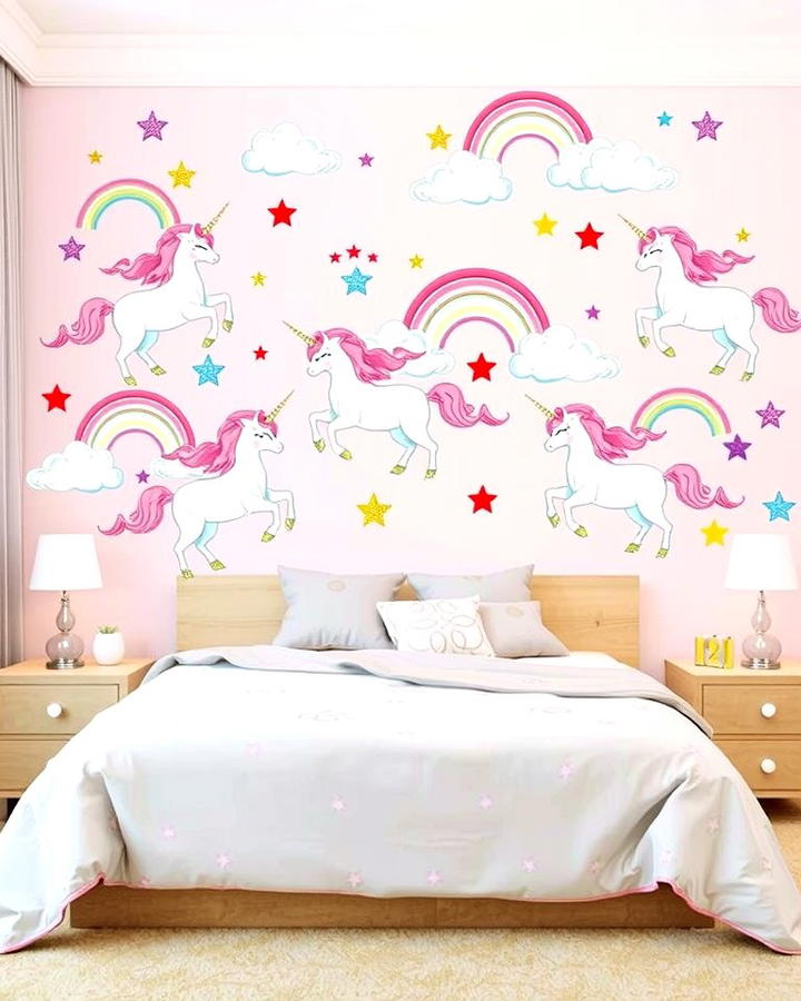 Unicorn Wall Decals - 25 Unicorn Bedroom Ideas