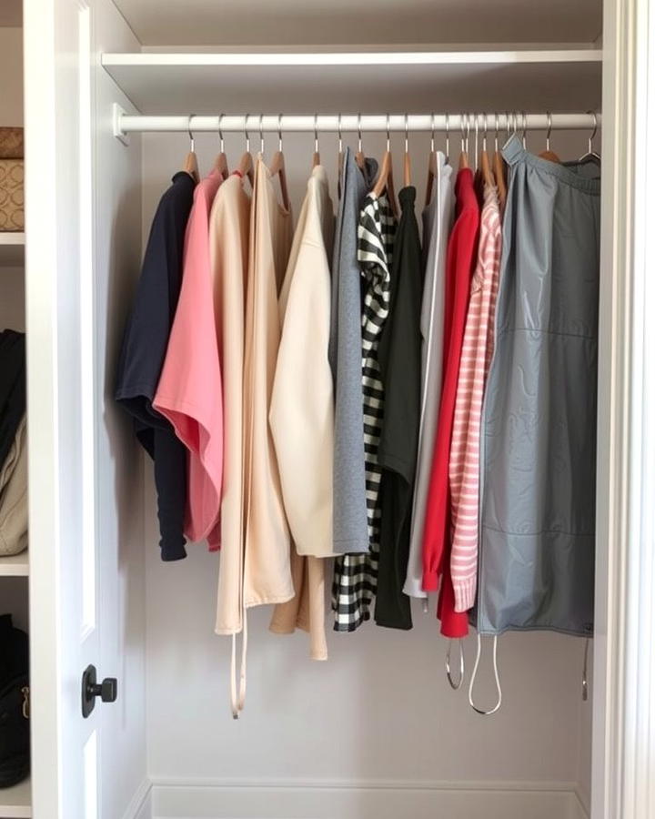 Use Hanging Storage Bags - 25 Small Closet Storage Ideas