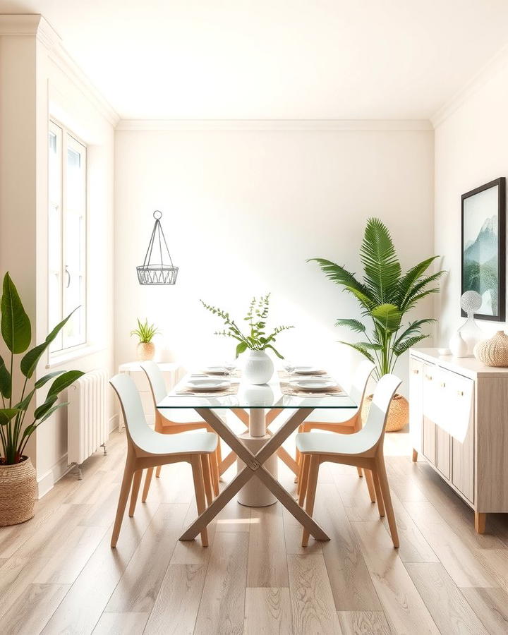 Use Light Neutral Colors - 25 Small Dining Room Ideas